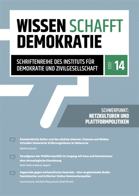 DGS Deutsche Gesellschaft für Soziologie Institut für Demokratie und