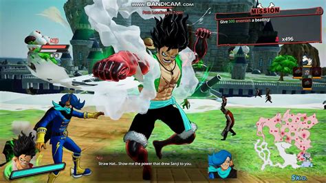 One Piece Pirate Warriors 4 Mod Luffy Felix Edition Green Shirt