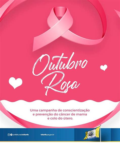 OpiniÃo Triunfo Outubro Rosa Prevenir É Importante Toque Se