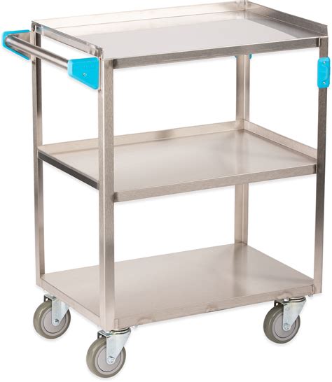 Uc3031524 Stainless Steel 3 Shelf Utility Cart 155 X 24