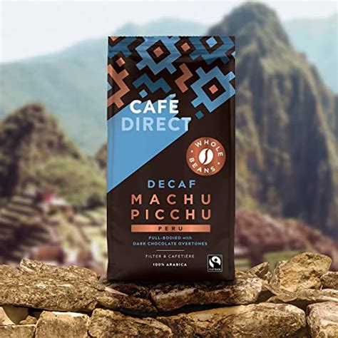 Cafédirect Decaf Machu Picchu Fairtrade Whole Bean Coffee