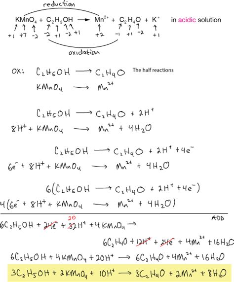 Redox balancing