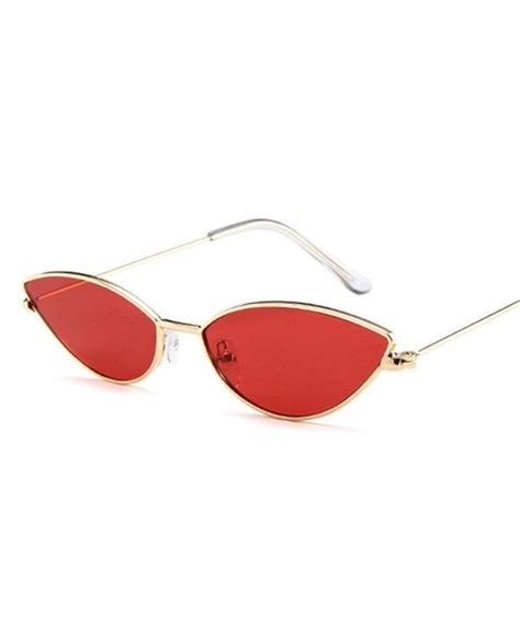 Fashion Cat Eye Sunglasses For Women Polarized Mirrored Flat Lens