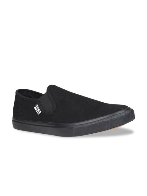 Buy Fila Unisex Black Slip On Sneakers Casual Shoes For Unisex 12508888 Myntra