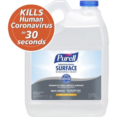 Purell® Professional Surface Disinfectant Gallon Refill Ready To Use Liquid 128 Fl Oz 4