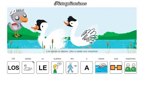 El Patito Feo Con Pictogramas Cuentos Educaenvivo