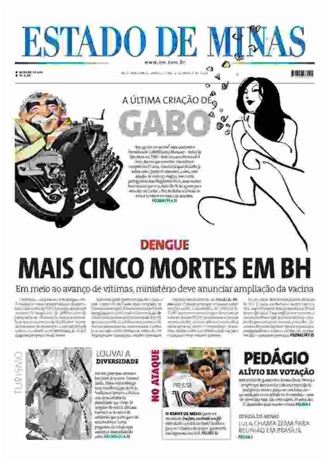 Confira A Capa Do Estado De Minas Do Dia 06 03 2024