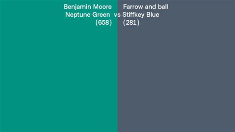 Benjamin Moore Neptune Green Vs Farrow And Ball Stiffkey Blue