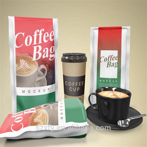 Custom Printed Laminated Material Resealable Bulk Coffee Tea Bags 1kg