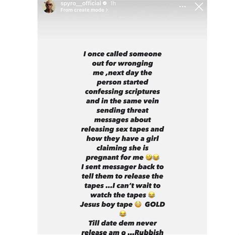 Spyro Exposes Blackmail Attempt Over Alleged Sex Tape