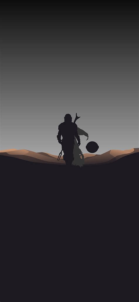 The Mandalorian Minimalist Hd Phone Wallpaper Pxfuel