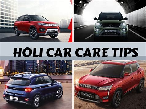 Holi 2020 Car Care Tips