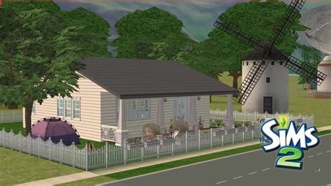 Making A Modern Cozy Square House In The Sims 2 Speed Build Youtube