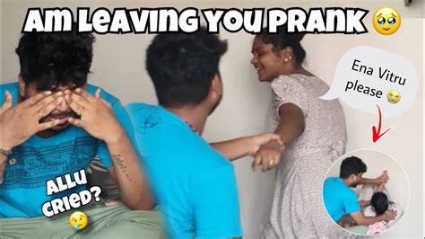 Am Leaving You Prank On Husband Allu Cried Allu Loves Priya