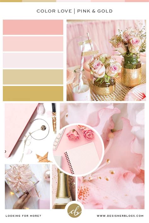 Pink Gold Color Palette And Inspirations Designerblogs Color