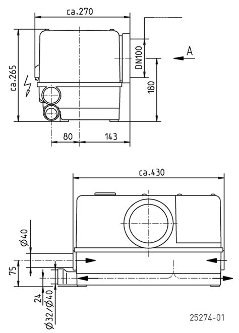 Dimensions Wcfix 260 Mm