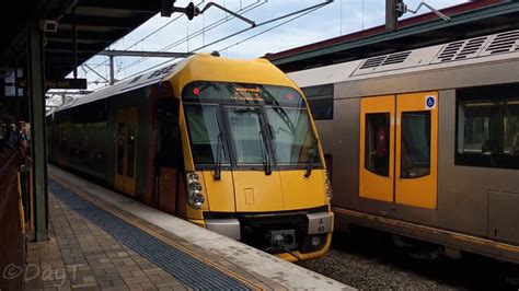 Waratah A Set Sydney Trains Arriving Central Youtube