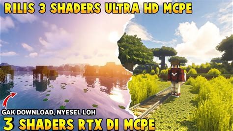 Wow Rilis Shaders Render Dragon Mcpe Realistic Terbaik Ringan No