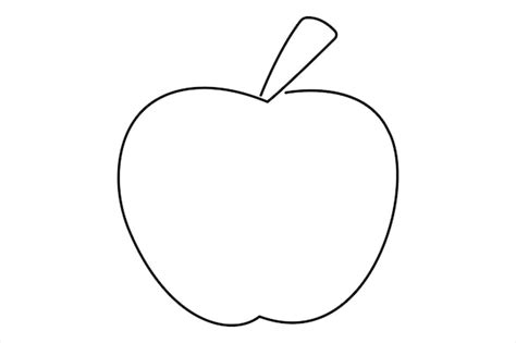 Un Dessin Continu D Une Ligne D Art De Contour De Pomme Illustration D