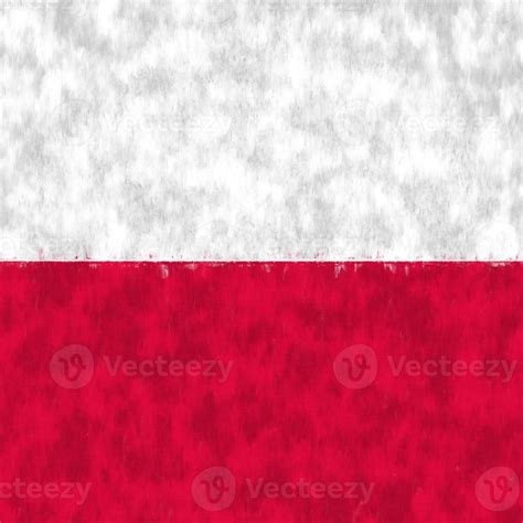 Polonia petróleo cuadro. polaco emblema dibujo lienzo. un pintado