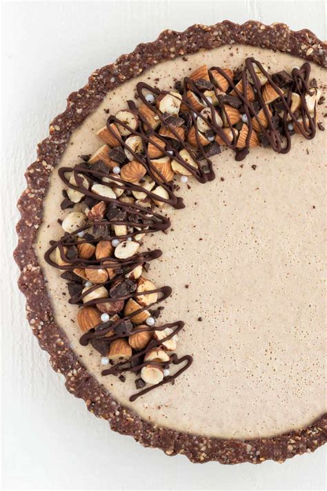 No Bake Vegan Chocolate Almond Cheesecake Purely Kaylie