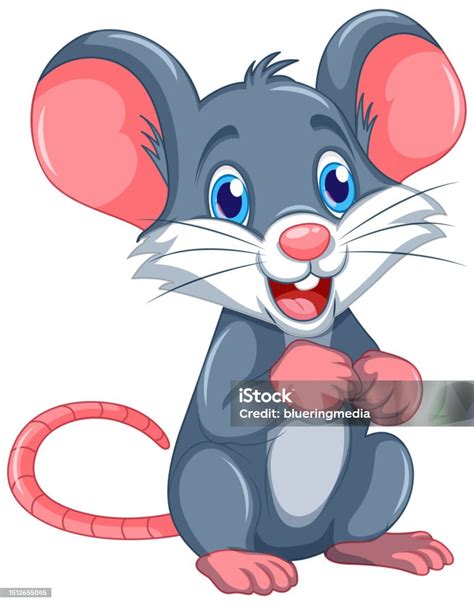 Cute Mouse Cartoon Character Stock Illustration Download Image Now