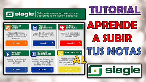 Tutorial Para Que Aprendas A Subir Las Notas De Tus Alumnos Al Siagie