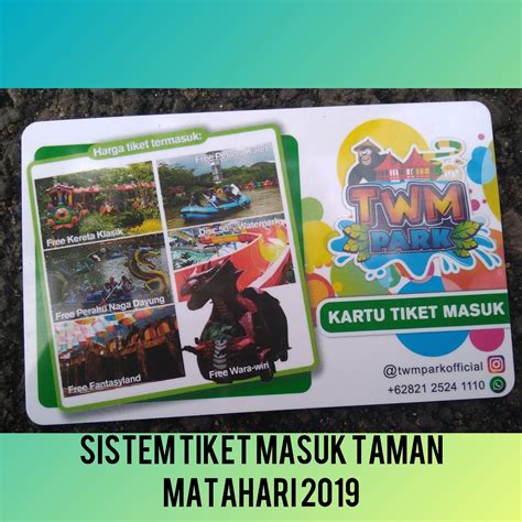 Sistem Berlaku Tiket Baru Taman Wisata Matahari 2019 Info Paket Taman