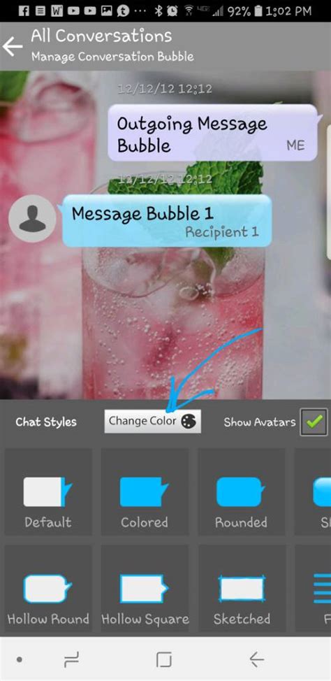 Verizon Messages Conversation Bubble Colors Android Forums At