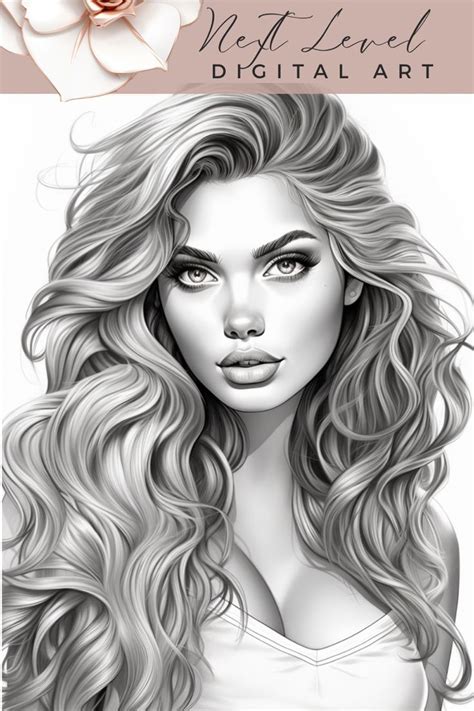 Adult Coloring Book Pages In Beautiful Grayscale High Fashion Coloring