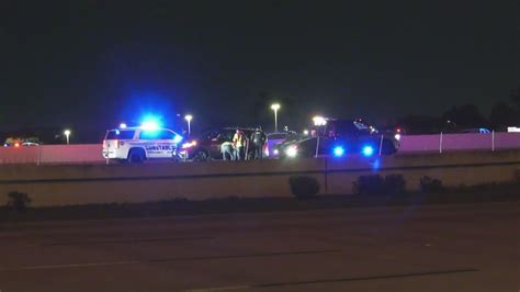 Car Caught On Camera Going The Wrong Way On Katy Freeway