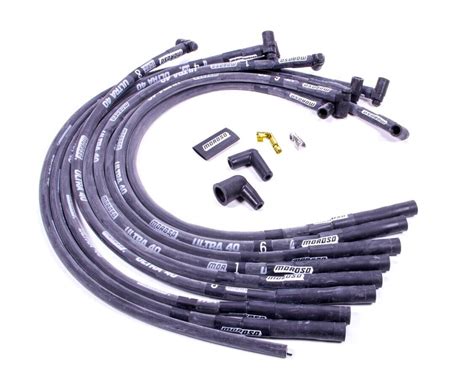 MOROSO Ultra 40 Plug Wire Set Black P N 73819 EBay