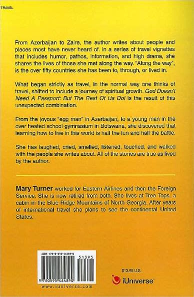 God Doesnt Need A Passport But The Rest Of Us Do By Mary Turner Paperback Barnes And Noble®