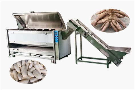 Ginger Washing Peeling Machine Potato Peeling Washing Machine Cassava