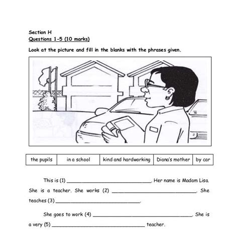 English Year 1 Kssr Worksheet Felicity Ball