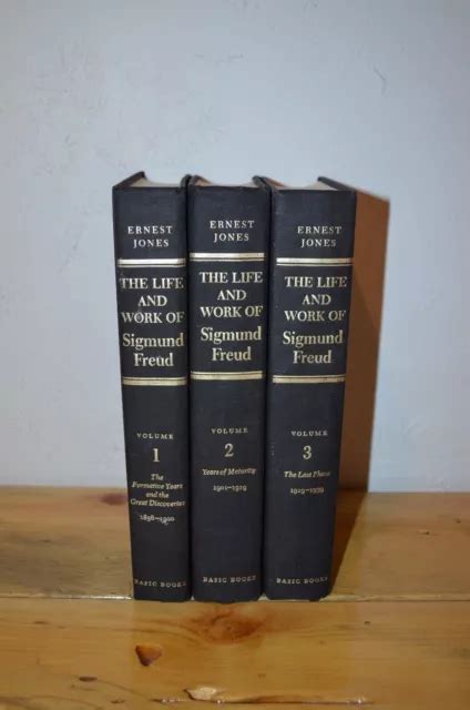 Ernest Jones La Vie Et L Oeuvre De Sigmund Freud Volumes