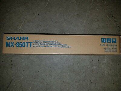 Genuine Sharp MX850TT Primary Transfer Belt Kit MX M1100 M850 M950 BNIB