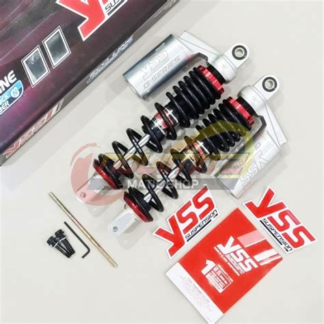 Jual Shock YSS G Series Smooth Silver Edition 305mm New NMAX 2020 Aerox