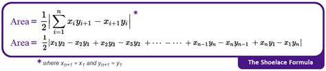 Area Of Polygon Shoelace Formula