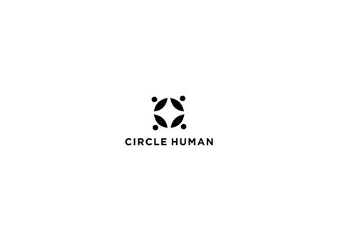 Premium Vector Circle Human Logo Design Vector Illustration