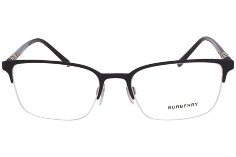 Burberry Be1323 Eyeglasses Men S Half Rim Rectangular Optical Frame