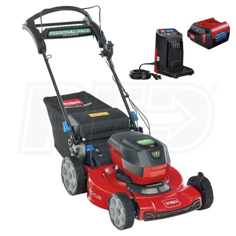 Toro Recycler Smartstow 22 60 Volt Max Lithium Ion Personal Pace Rwd Lawn Mower Battery