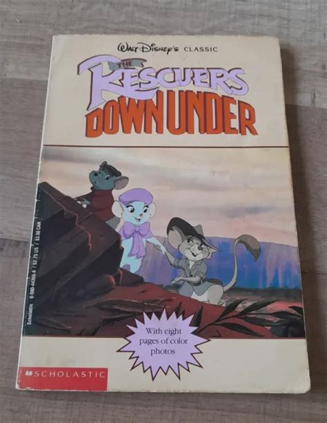 THE RESCUERS DOWN Under Walt Disney S Classic Paperback Book Novel 8