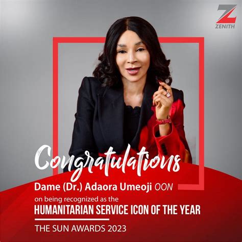 Dame Dr Adaora Umeoji OON Recognized As The Humanitarian Services