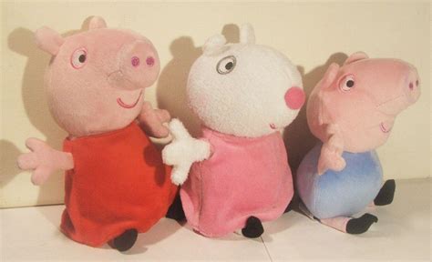 Peppa Pig Talking Soft Toys Peppa George And Suzy Sheep Abd 8 Talking