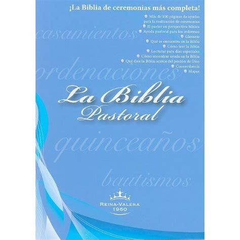 Libro La Biblia Pastoral Reina Valera Fl Sociedades Biblicas