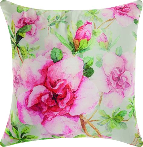 Nourison Outdoor Pillows Watercolor Bluegreen By Mina Victory Incredible Rugs And Decor