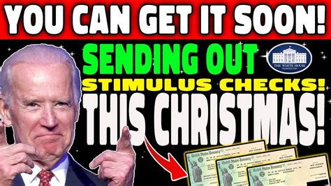 Yes Christmas Checks Get Ready Folks You Will Get New Stimulus