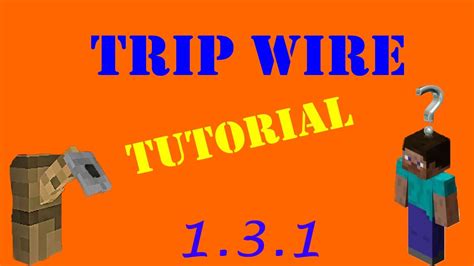 How To Use NEW Tripwire Hook Minecraft 1 8 YouTube