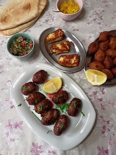 Sheftalia Cypriot Crepinettes Served In Cypriot Pita Bread